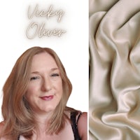 an image of a woman in lingerie and a piece of fabric